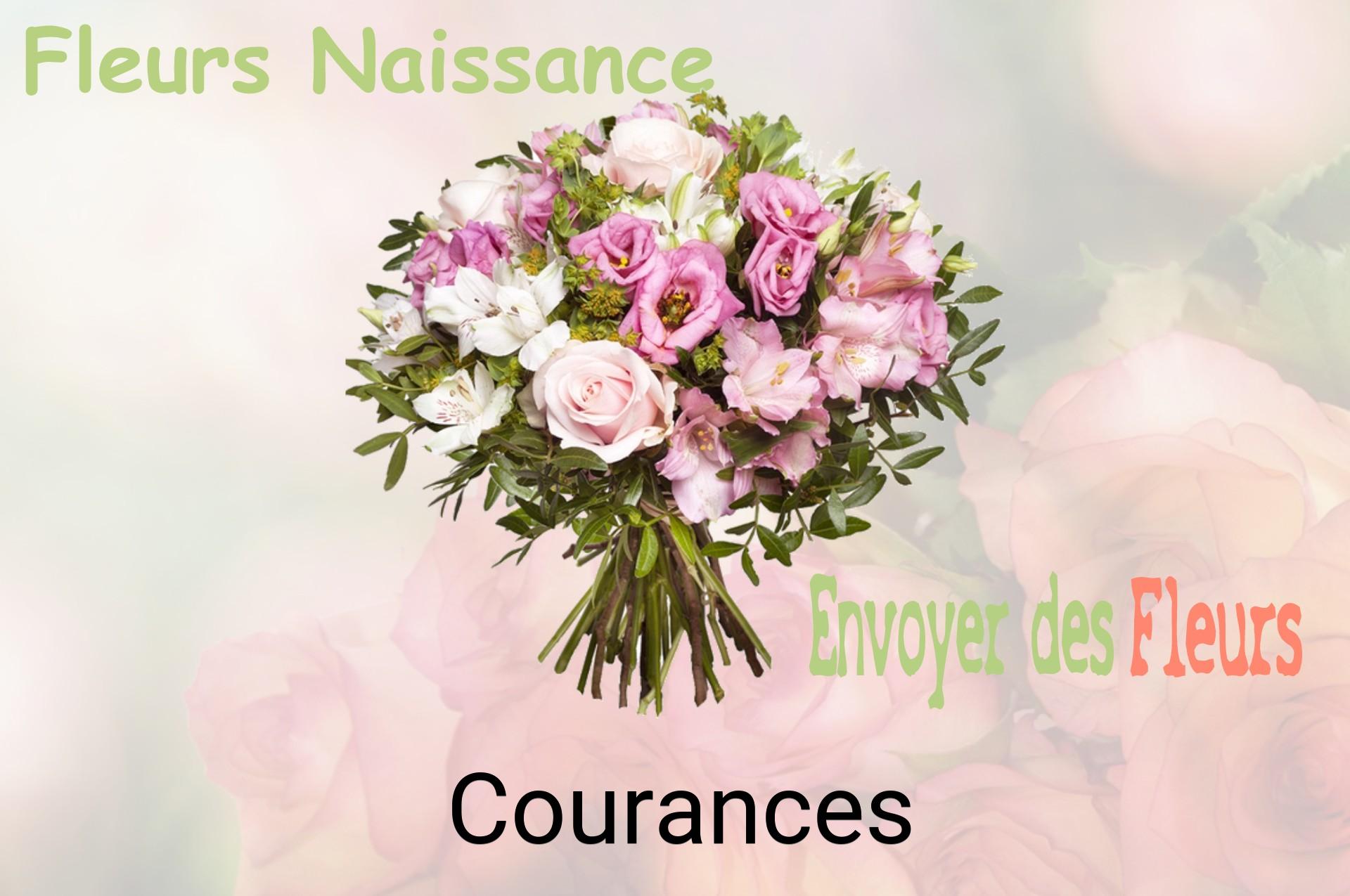 Bouquet de fleurs de naissance livré à Courances